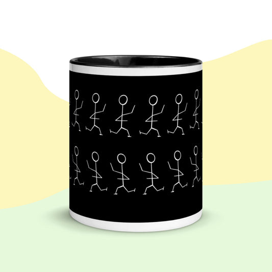 Happy - stick figure black