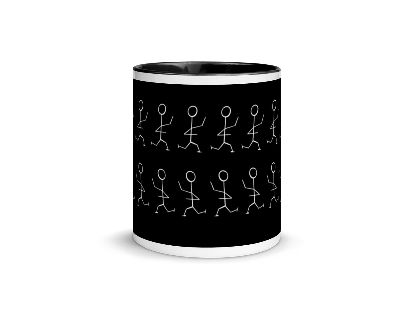 Happy - stick figure black