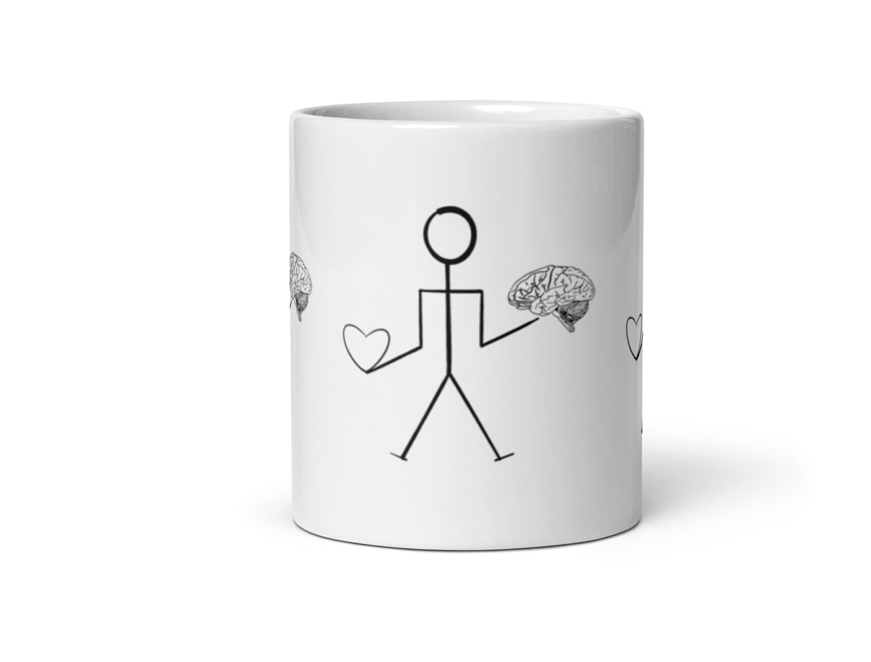 Heart & Brain - stick figure