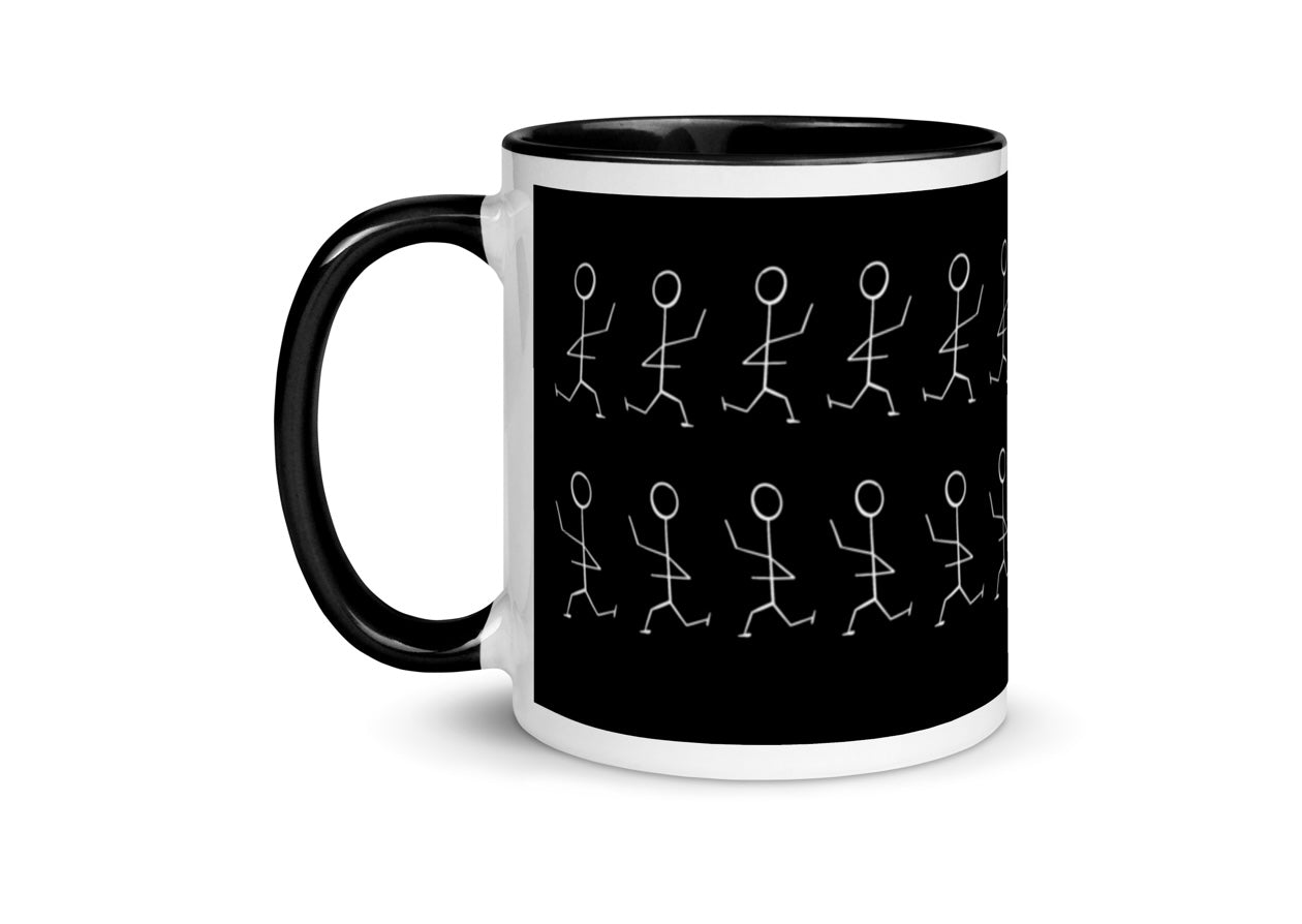 Happy - stick figure black